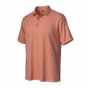 FootJoy Orange Patterned Men's Golf Polo Size L
